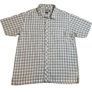 O’NEILL Heritage Series sz Large Blue Plaid Mens Button Up Shirt Spring‎ Summer